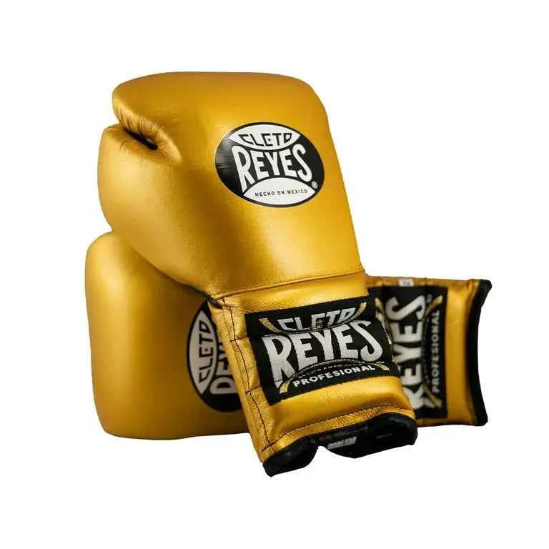 Cleto-Style Professional Gold Boxing Gloves – Premium Lace-Up Training Gloves | PunchPro Boxing PunchPro Boxing