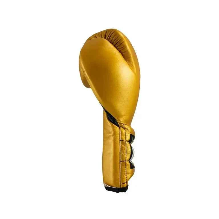 Cleto-Style Professional Gold Boxing Gloves – Premium Lace-Up Training Gloves | PunchPro Boxing PunchPro Boxing
