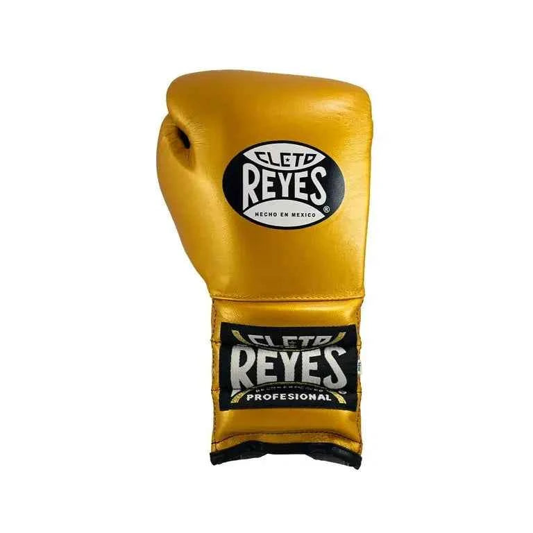 Cleto-Style Professional Gold Boxing Gloves – Premium Lace-Up Training Gloves | PunchPro Boxing PunchPro Boxing