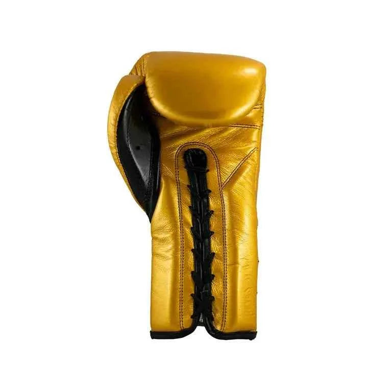 Cleto-Style Professional Gold Boxing Gloves – Premium Lace-Up Training Gloves | PunchPro Boxing PunchPro Boxing