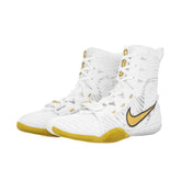 Nike Hyperko 2 Boxing Boots | White/Metallic Gold – Elite Speed & Grip