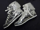 Mizuno Custom Boxing Boots - Full Metallic Silver Edition - PunchPro Boxing