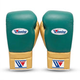 Winning Boxing Gloves Teal & Gold, side view