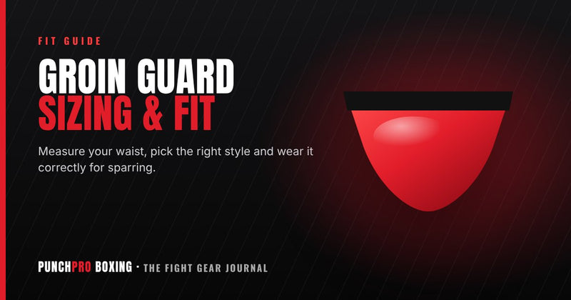 Groin guard sizing and fit guide