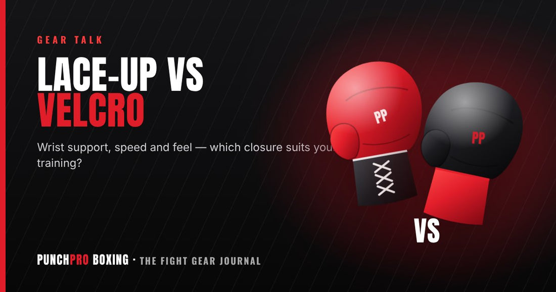 Lace-up vs velcro boxing gloves