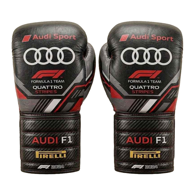 Carbon stealth racing boxing gloves