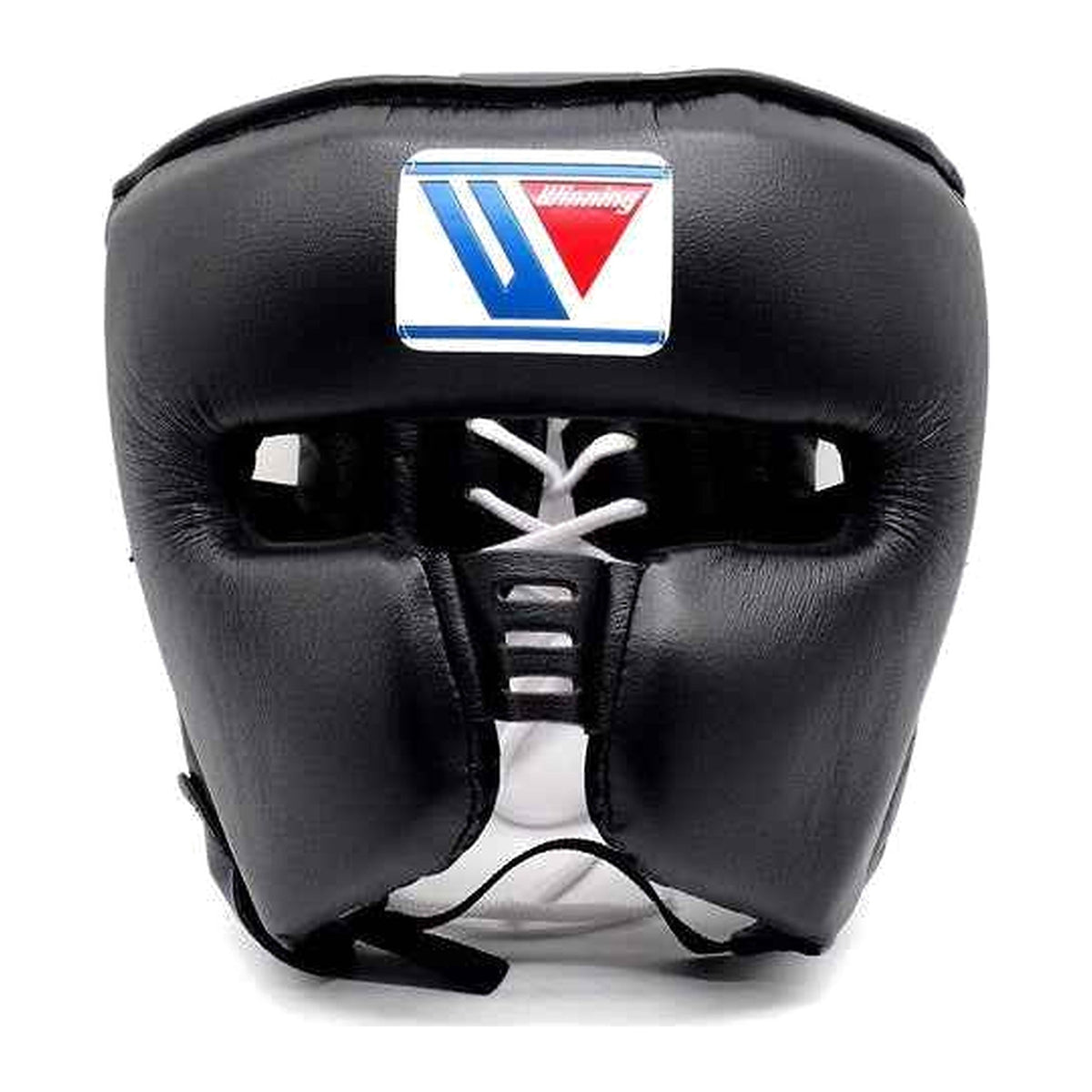 Black face-bar boxing headgear