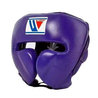 Purple Winning boxing headgear from the sparring set