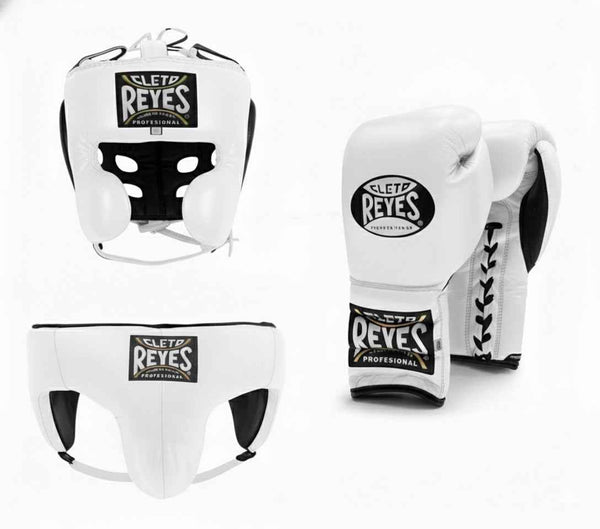 Cleto Reyes Sparring Set - Classic White Lace-Up for Optimal Performance