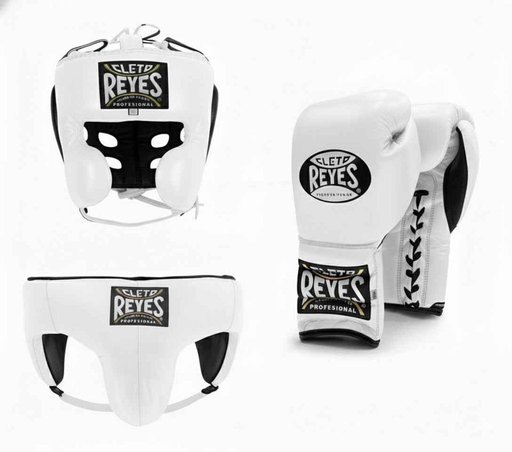 Cleto Reyes Sparring Set - Classic White Lace-Up for Ultimate