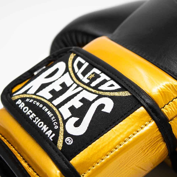 Cleto Reyes Black & Gold Boxing Gloves – Hook & Loop | PunchPro Boxing  Product De - PunchPro Boxing