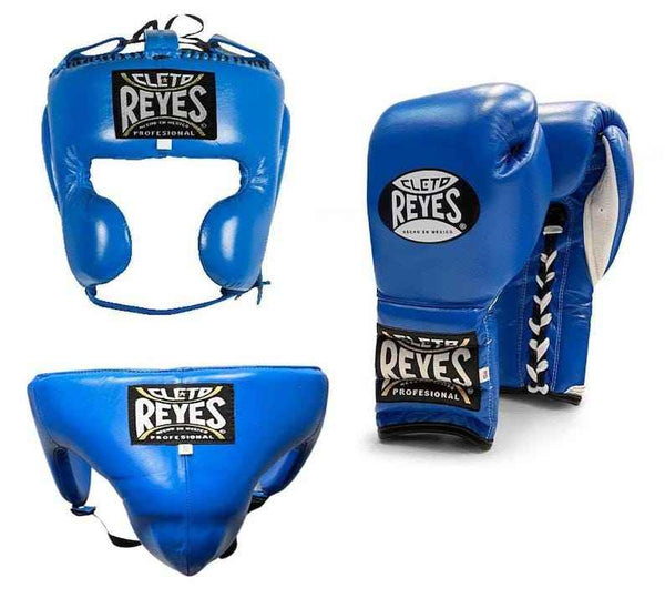 Cleto Reyes Boxing Gloves – Premium Blue Sparring Set in Mexican Leather | PunchPro Boxing