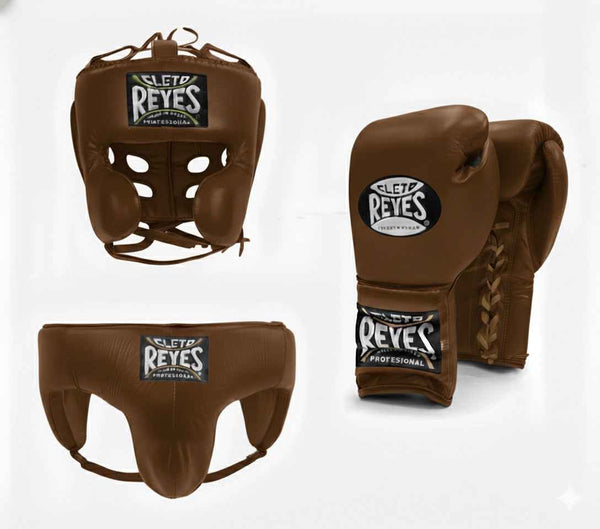 Cleto Reyes Sparring Set - Chocolate Brown Lace-Up for Optimal Performance