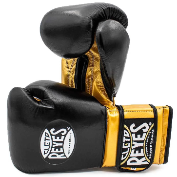 Cleto Reyes Black & Gold Boxing Gloves – Hook & Loop | PunchPro Boxing  Product De - PunchPro Boxing