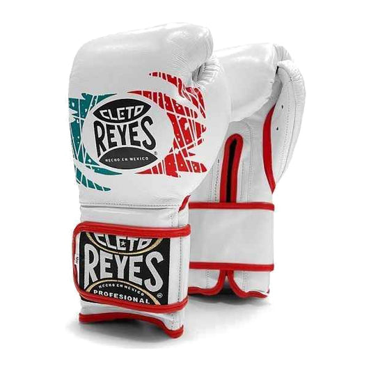 Cleto Reyes heritage white red and green boxing gloves