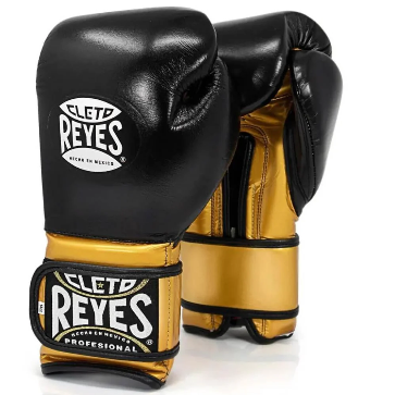Cleto Reyes Black & Gold Boxing Gloves – Hook & Loop | PunchPro Boxing  Product De - PunchPro Boxing