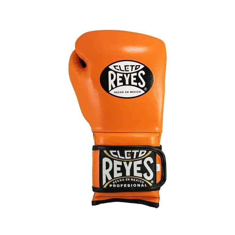 Cleto Reyes Orange Boxing Gloves – Hook & Loop | Premium Cleto Reyes Boxing Gloves - PunchPro Boxing