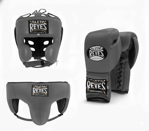 Cleto Reyes Gray Sparring Set - Ultimate Lace-Up Performance