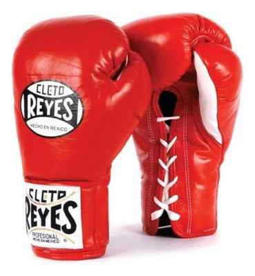 Cleto Reyes 专业系带训练和实战拳套 - 经典红 - 所有尺寸有售