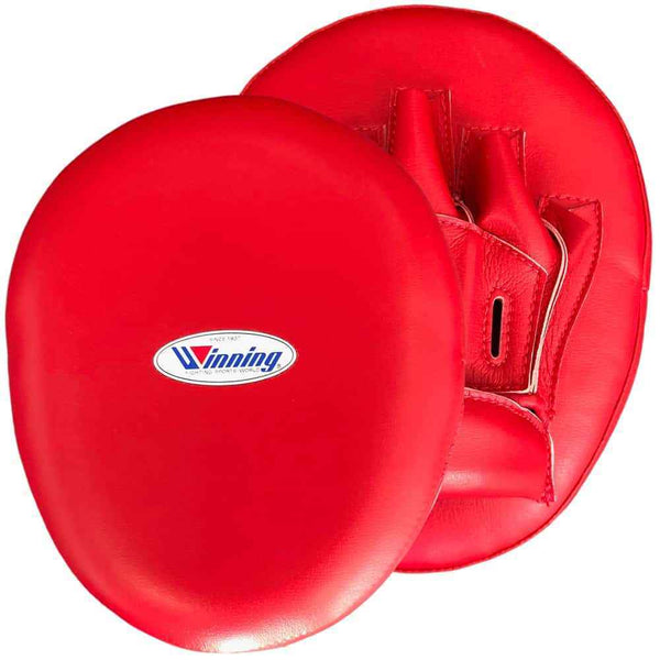 Winning Japan Professional Punch Mitts CM-20 in Classic Red - Perfect for Boxers and Trainers