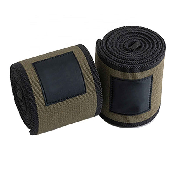 Premium Boxing Hand Wraps Brown/Black – 180” Elastic Training Wrist Support