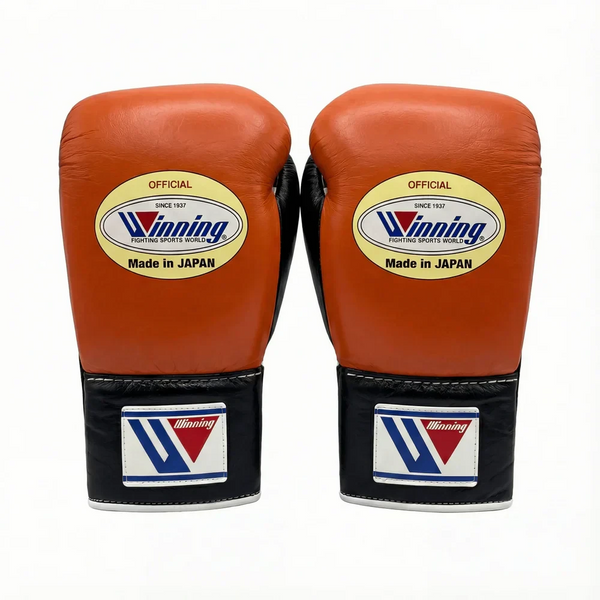Winning Japan Boxing Gloves MS-600 - Custom Orange & Black Edition