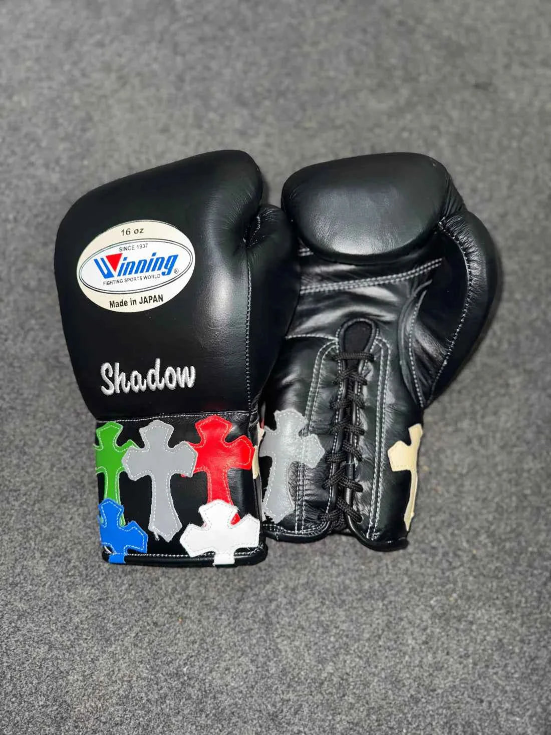 Winning Japan Professional Boxing Gloves MS-600 - Shadow Multi-Cross Custom Edition - PunchPro Boxing