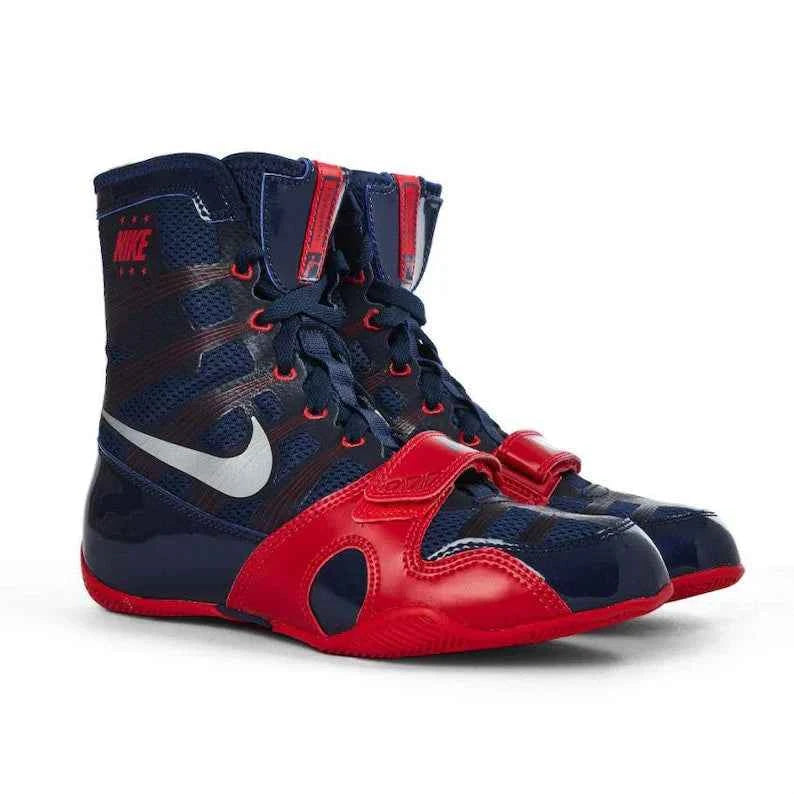 Nike Hyperko 1 Boxing Boots - Professional Blue/Red/White "USA" Edition - PunchPro Boxing