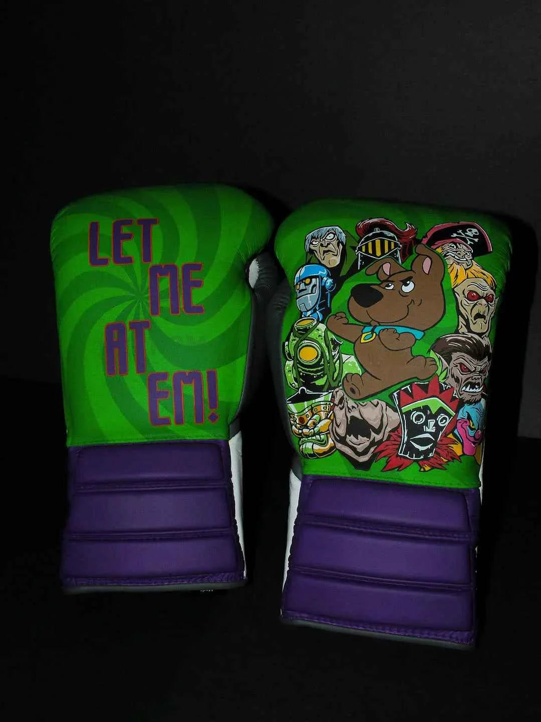 No Boxing No Life Training Set - Custom Mystery Machine Scooby-Doo Edition Full Kit (Gloves, Headguard, Groinguard) - PunchPro Boxing