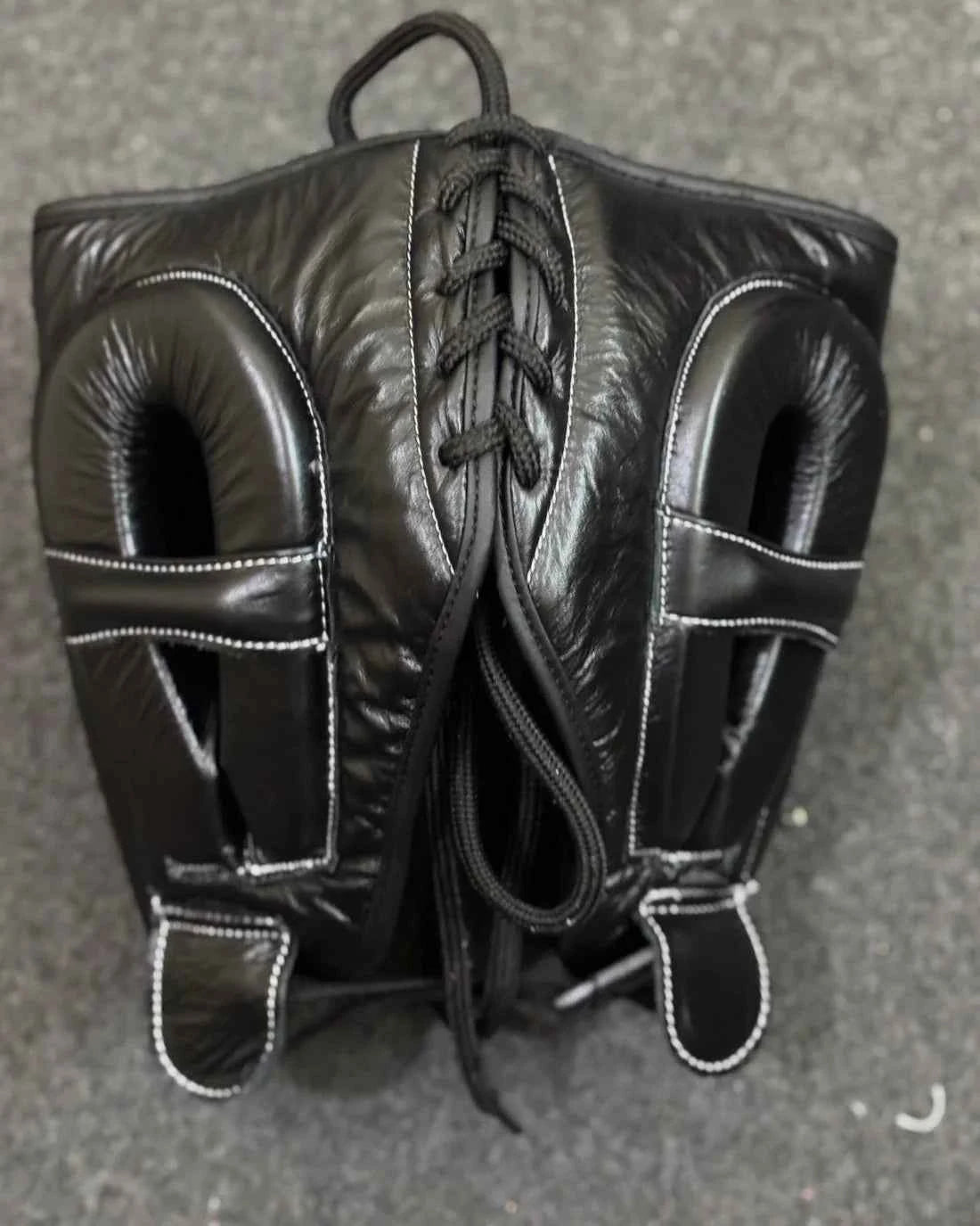 Winning Japan Boxing Headgear FG-2900 - Custom Multi-Color Cross Patchwork Design - PunchPro Boxing