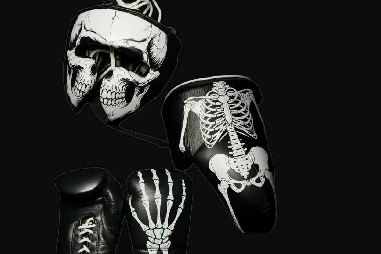 Custom Sparring Set - Hand-Crafted Leather Gloves, Headgear & Groinguard - PunchPro Boxing