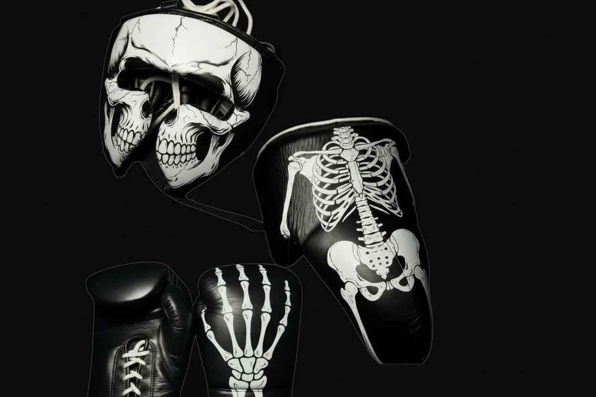 Custom Sparring Set - Hand-Crafted Leather Gloves, Headgear & Groinguard - PunchPro Boxing