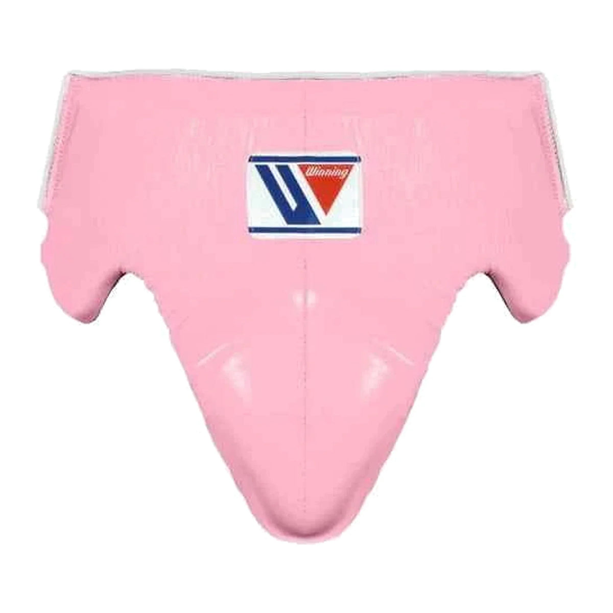 Boxing groin guard shown in six colourways including black, blue and pastel pink