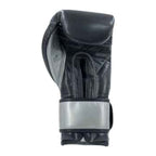 Cleto Reyes black and silver gloves palm view showing grip bar