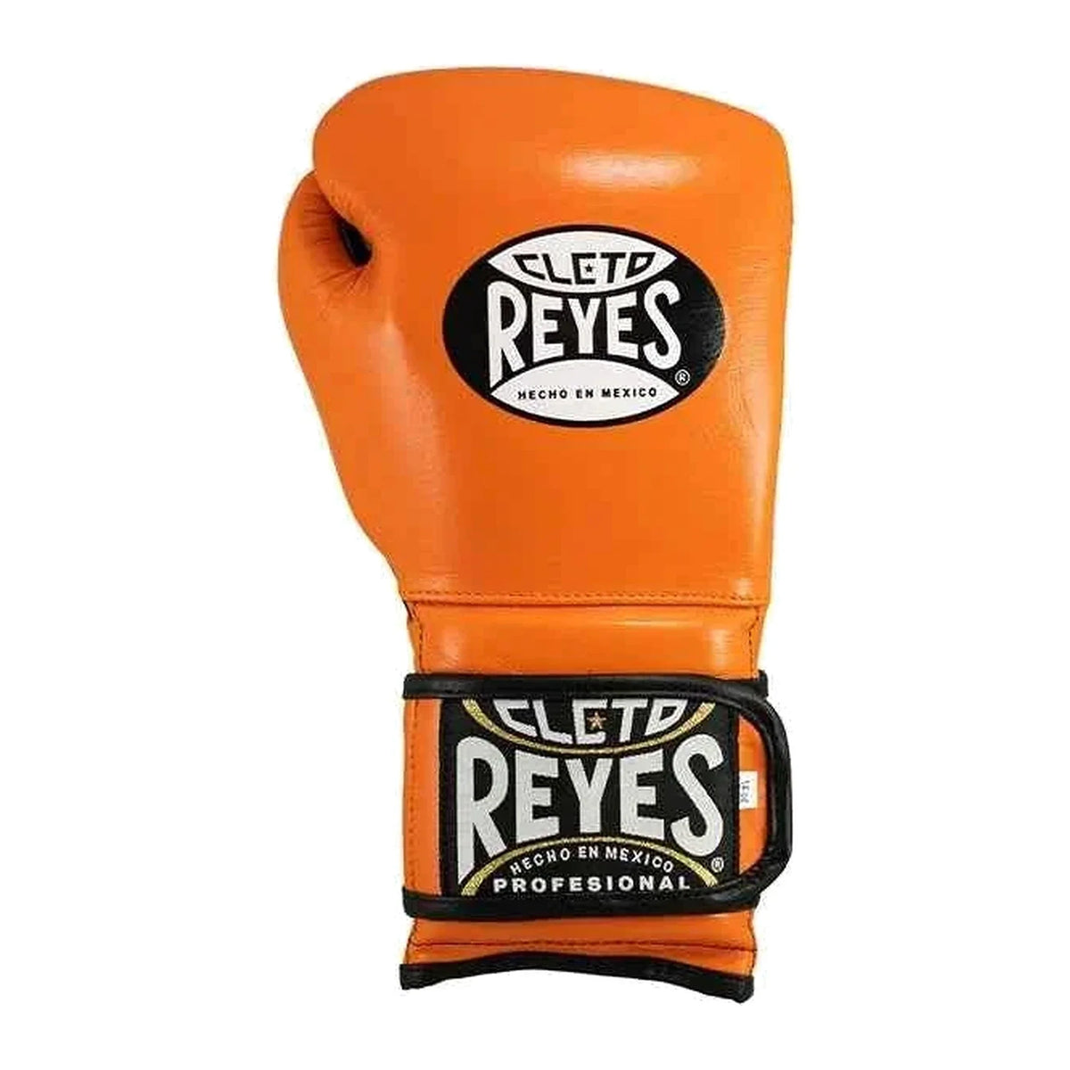 Cleto Reyes orange gloves knuckle view with contoured surface