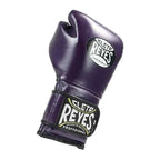Cleto Reyes purple gloves lace-up wrist closure detail