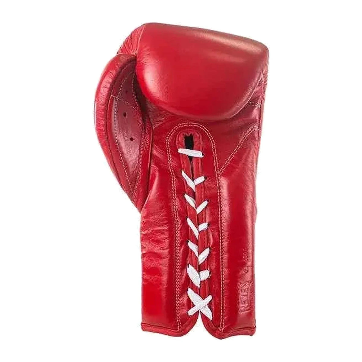 Cleto Reyes red gloves lace-up wrist closure detail