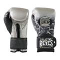 Cleto Reyes silver snakeskin embossed boxing gloves