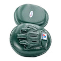 CM-10 compact curved focus mitts in forest green leather