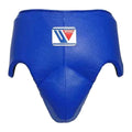CPS-500 boxing groin guard in royal blue, front view