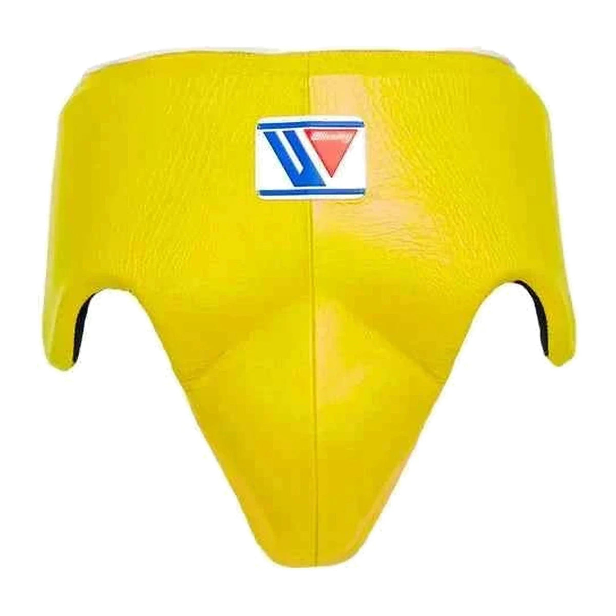 CPS-500 boxing groin guard in classic yellow, front view