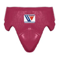 CPS-500 boxing groin protector in wine red, front view