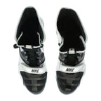 Custom Nike HyperKO boxing shoes in black and silver, outsole detail