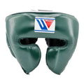 FG-2900 open-face boxing headgear in forest green, front view