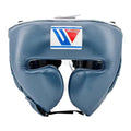FG-2900 open-face boxing headgear in grey, front view