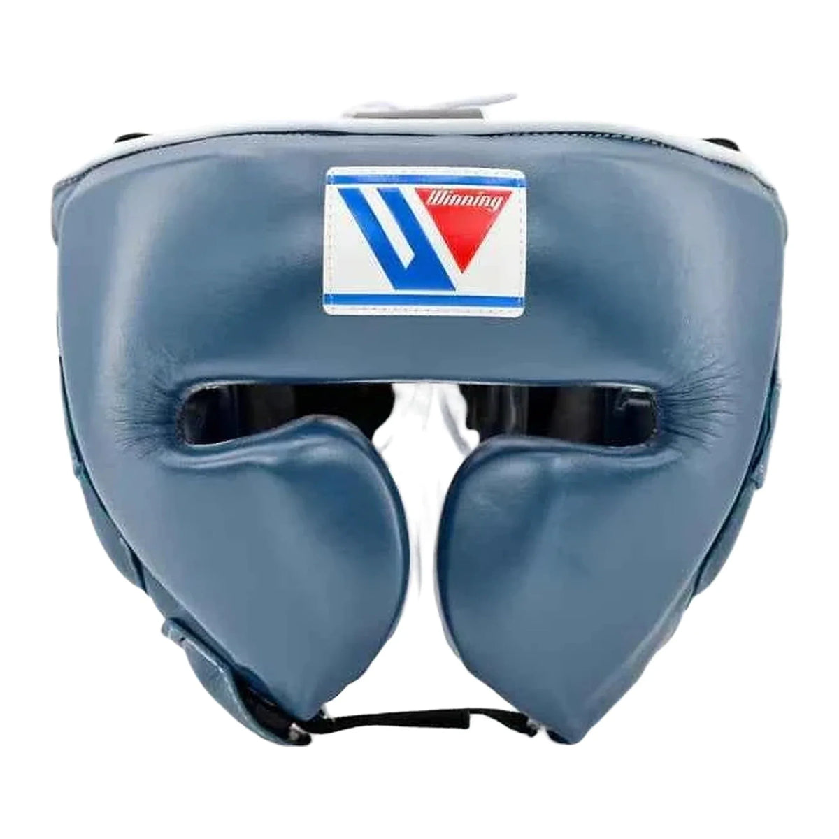 FG-2900 open-face boxing headgear in grey, front view