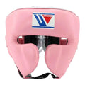 FG-2900 open-face boxing headgear in pink, front view
