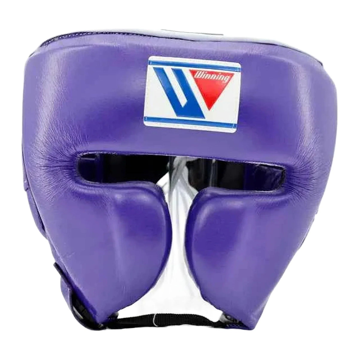 FG-2900 open-face boxing headgear in royal purple, front view
