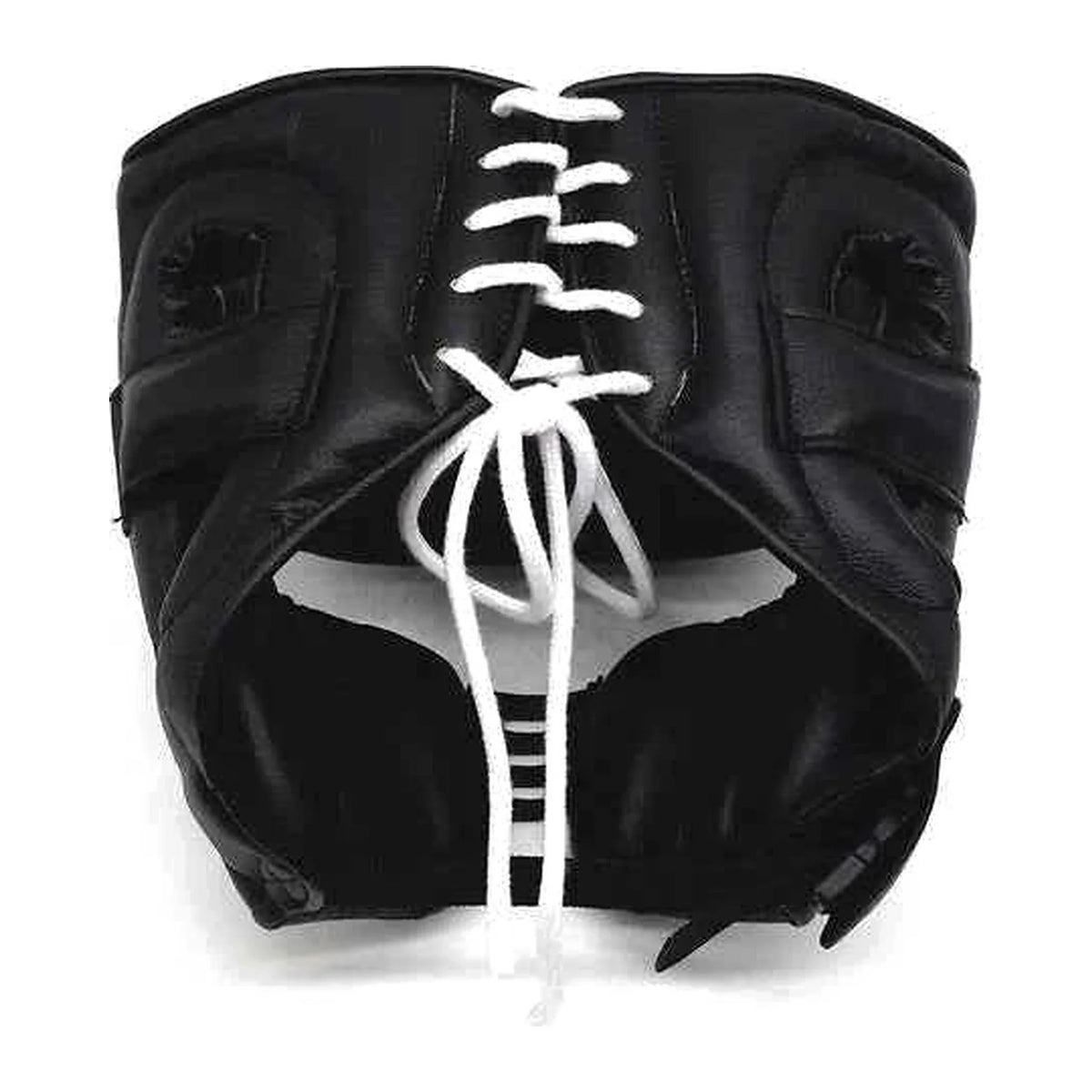 Black face-bar headgear side profile showing nose bar