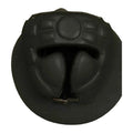 FG-5000 face-bar boxing headgear in stealth black, front view
